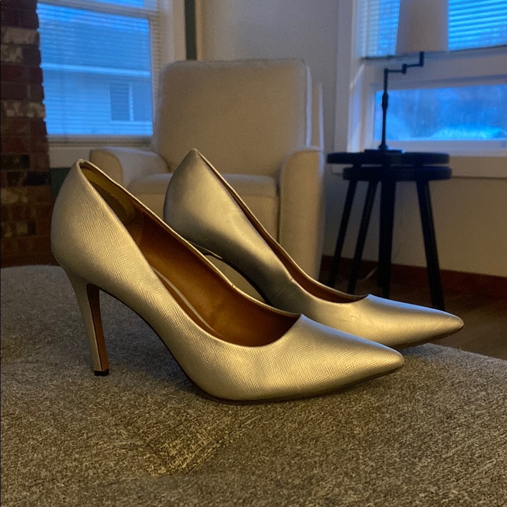 Silver Women's Heels